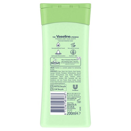 Vaseline Intensive Care Aloe Soothe Body Lotion thumbnail 4