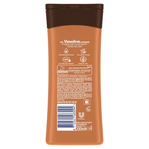 Vaseline Intensive Care Cocoa Radiant Body Lotion thumbnail 3