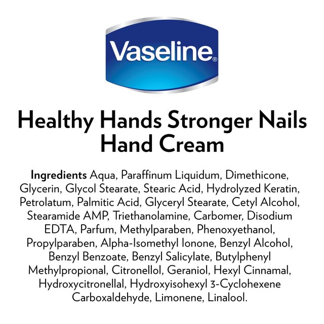 Vaseline Intensive Care Healthy Hands + Stronger Nails Hand Cream thumbnail 4