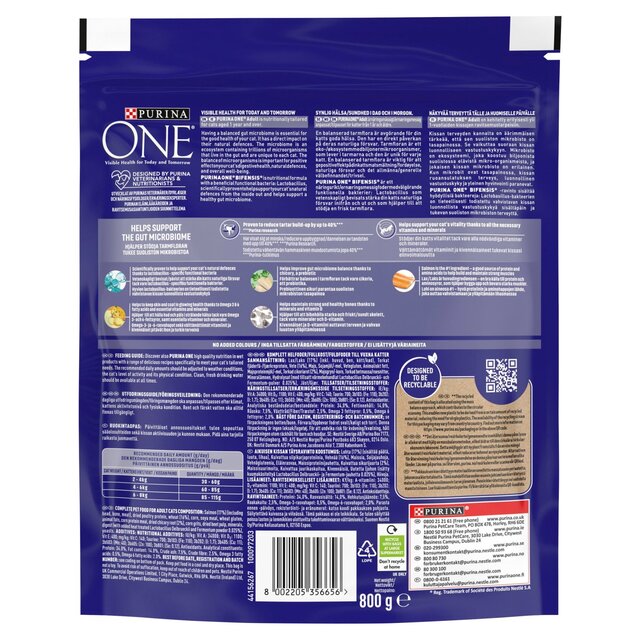 Purina One Salmon Dry Cat Food thumbnail 3