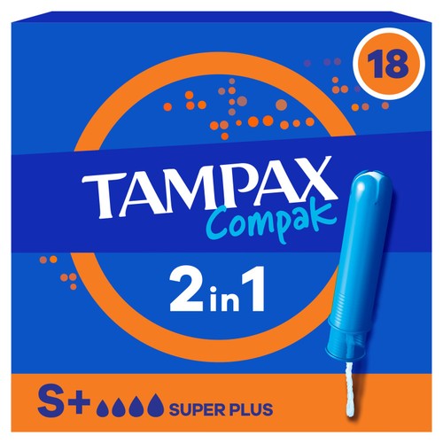 Tampax Compak Super Plus Tampons 18ct thumbnail 7