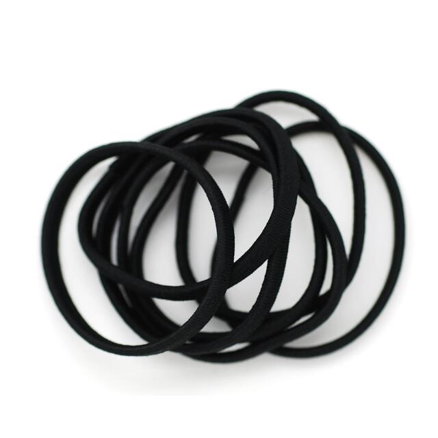 Flat Snag Free Hair Bands, Black