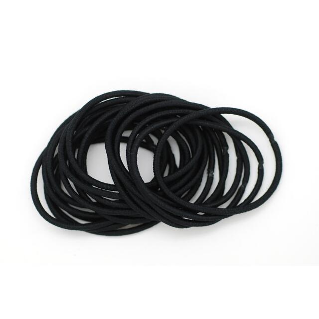 Thin Snag Free Hair Bands, Black