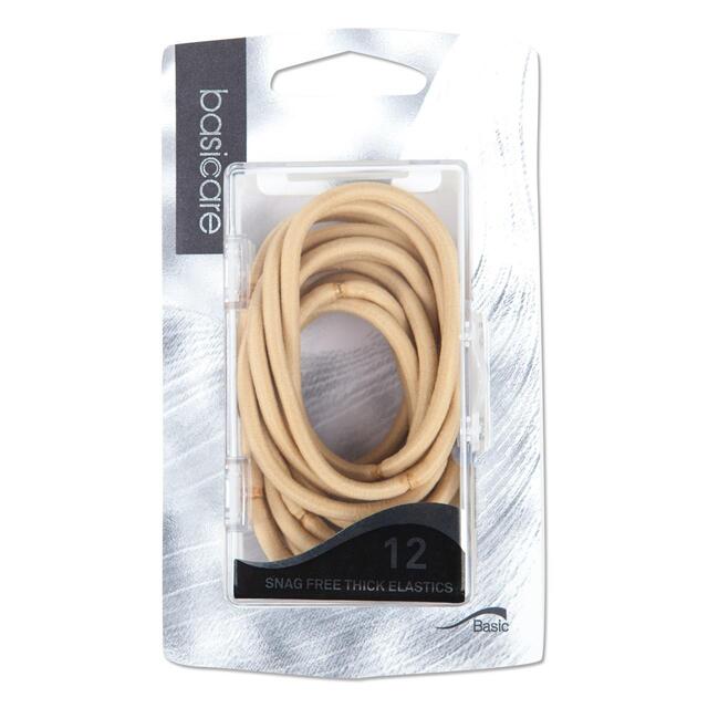 Thick Snag Free Hair Bands, Blonde thumbnail 2