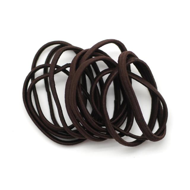 Flat Snag Free Hair Bands, Brown