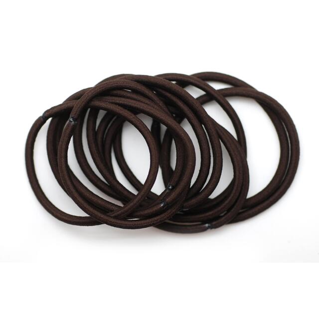 Thick Snag Free Hair Bands, Brown