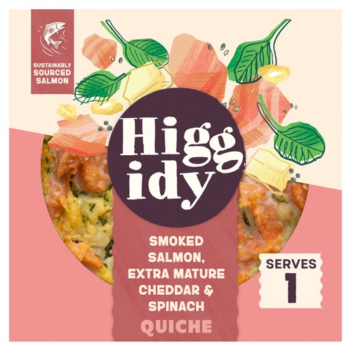 Higgidy Smoked Salmon & Spinach Quiche