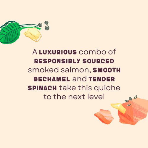 Higgidy Smoked Salmon & Spinach Quiche thumbnail 5
