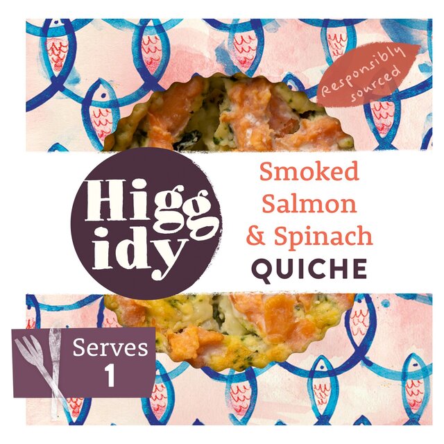 Higgidy Smoked Salmon & Spinach Quiche