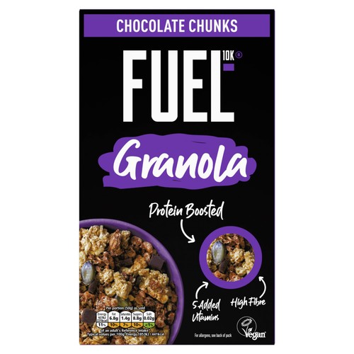 FUEL 10K Chocolate Chunks Protein Granola Breakfast Cereal thumbnail 2
