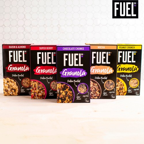 FUEL 10K Chocolate Chunks Protein Granola Breakfast Cereal thumbnail 8