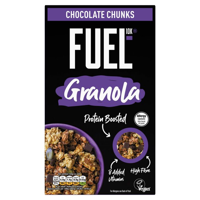 FUEL 10K Chocolate Chunks Protein Granola Breakfast Cereal thumbnail 2