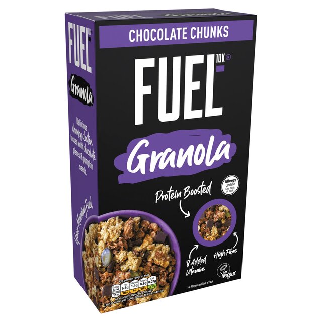 FUEL 10K Chocolate Chunks Protein Granola Breakfast Cereal thumbnail 3