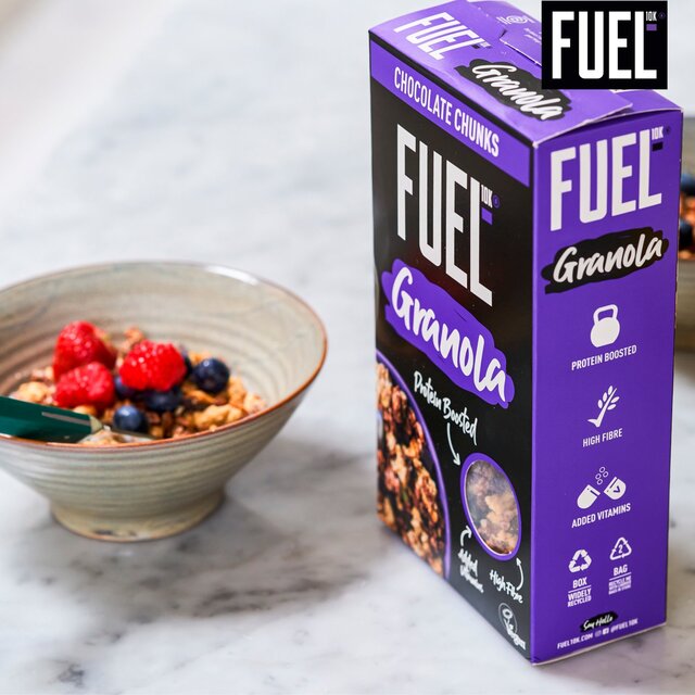 FUEL 10K Chocolate Chunks Protein Granola Breakfast Cereal thumbnail 5