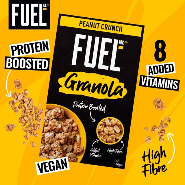 FUEL 10K Peanut Crunch Protein Granola Breakfast Cereal thumbnail 7