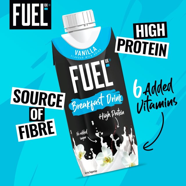 FUEL 10K Vanilla High Protein Milk Breakfast Drink thumbnail 5