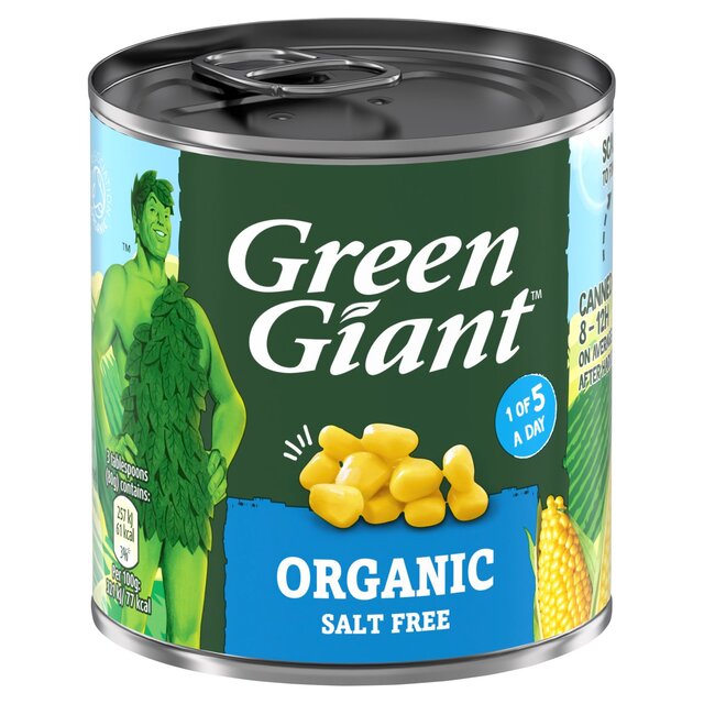Green Giant Organic Salt Free Sweetcorn thumbnail 2