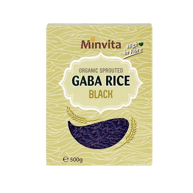 Minvita Organic Sprouted Black GABA Rice