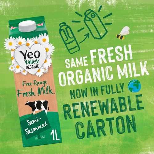 Yeo Valley Organic Fresh Semi Skimmed Milk thumbnail 7