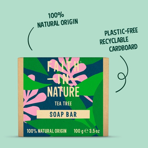 Faith in Nature Tea Tree Pure Hand Made Soap Bar thumbnail 5