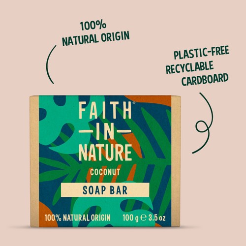 Faith in Nature Coconut Pure Hand Made Soap Bar thumbnail 6