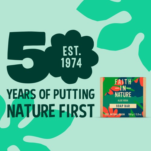 Faith in Nature Aloe Vera Pure Hand Made Soap Bar thumbnail 3