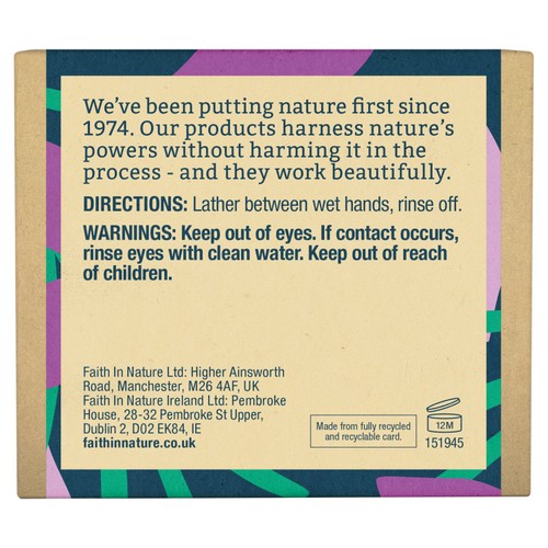 Faith in Nature Lavender Pure Hand Made Soap Bar thumbnail 2