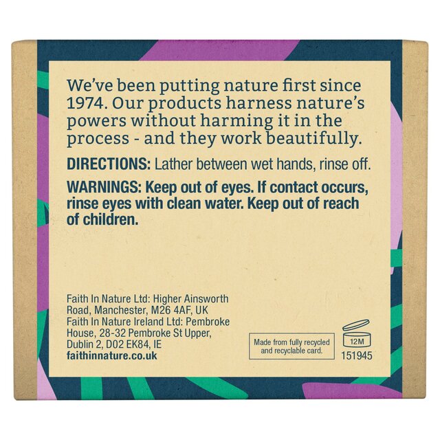 Faith in Nature Lavender Pure Hand Made Soap Bar thumbnail 2