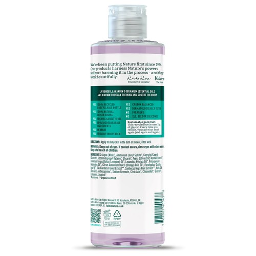 Faith in Nature Lavender & Geranium Body Wash thumbnail 2