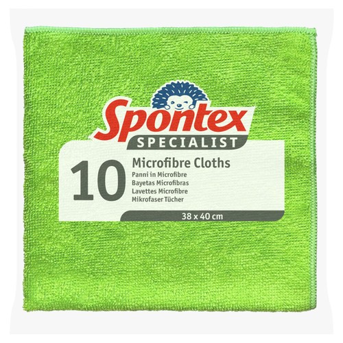 Spontex Specialist Microfibre Cleaning Cloths thumbnail 2