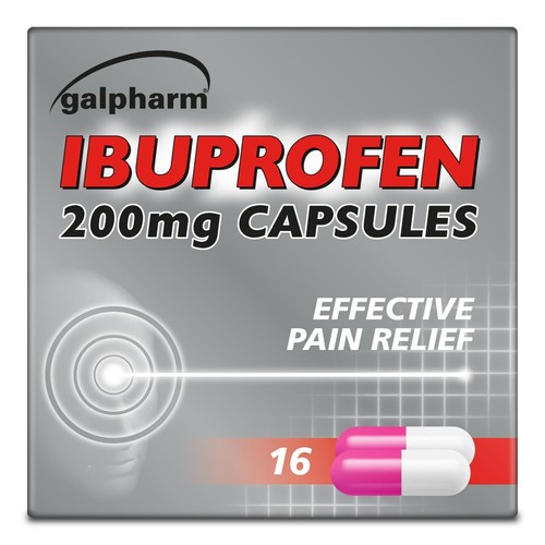 Galpharm Ibuprofen 200mg Capsules