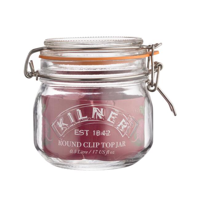Kilner Clip Top Jar 0.5 Litre thumbnail 2