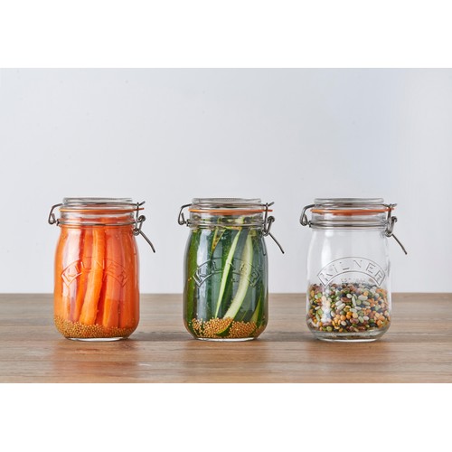 Kilner Clip Top Jar 1L thumbnail 3