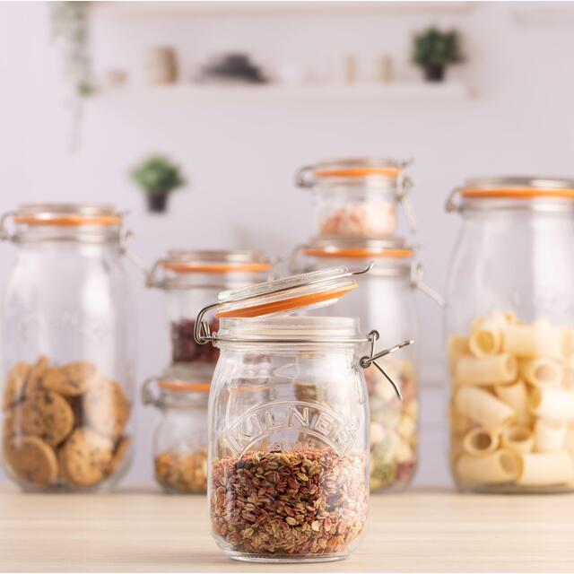 Kilner Clip Top Jar 1L thumbnail 5