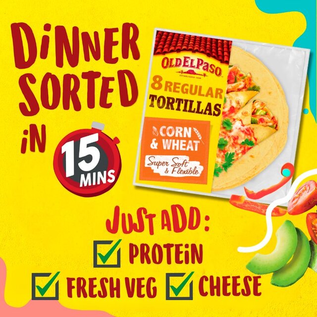 Old El Paso Corn & Wheat Tortilla Fajita Wraps thumbnail 8