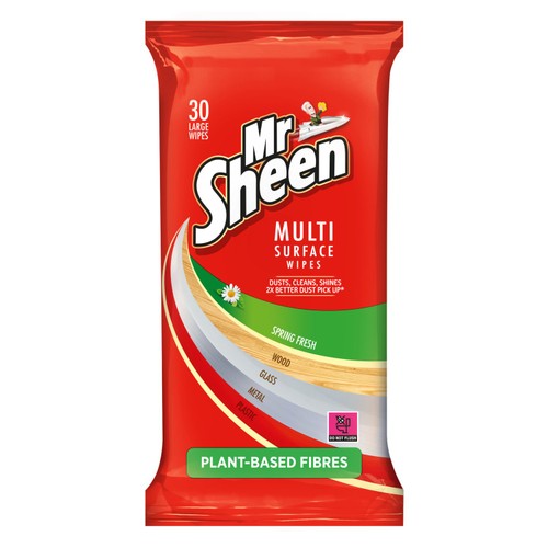 Mr Sheen Multi-Surface Spring Fresh Polish Wipes