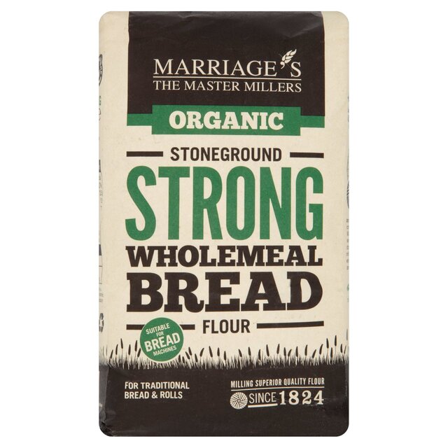 Marriage's Strong Organic Wholemeal Bread flour thumbnail 2