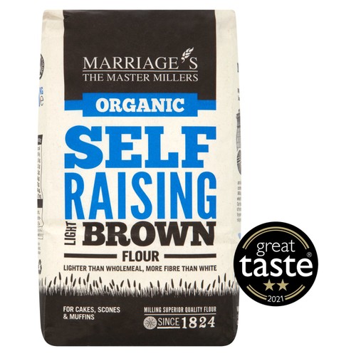 Marriage's Organic Light Brown Self Raising Flour