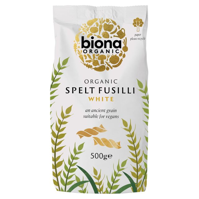 Biona Organic Spelt Fusilli White Pasta