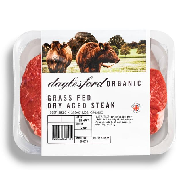 Daylesford Organic Pastured British Sirloin Steak