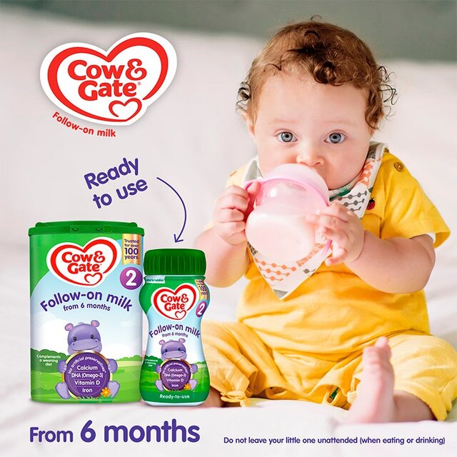 Cow & Gate 2 Follow On Baby Milk Formula Liquid Ready to Feed 6-12 Months thumbnail 5
