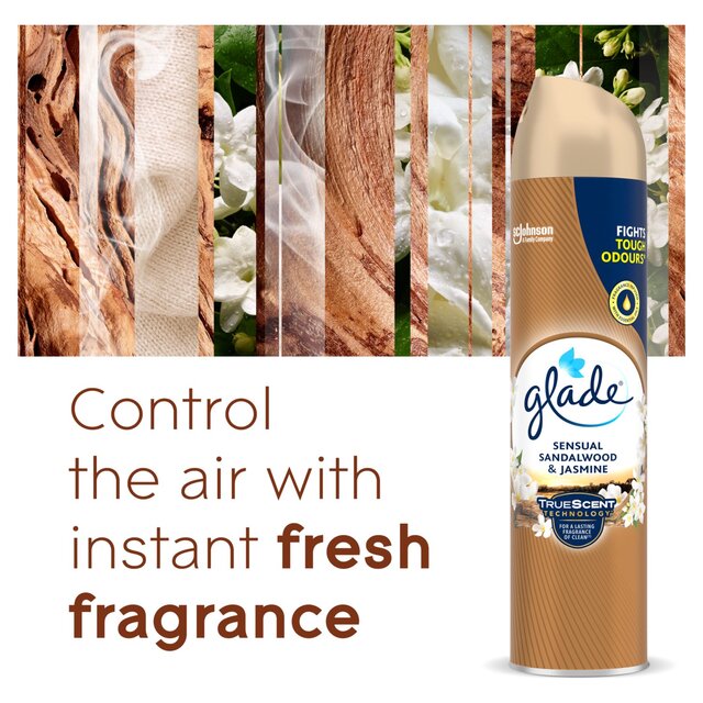 Glade Aerosol Sandalwood & Jasmine Air Freshener thumbnail 6