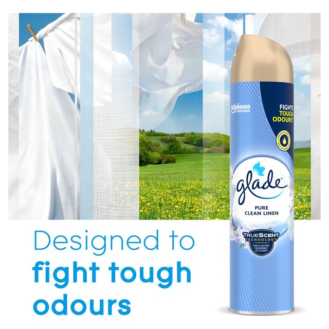 Glade Aerosol Clean Linen Air Freshener thumbnail 6