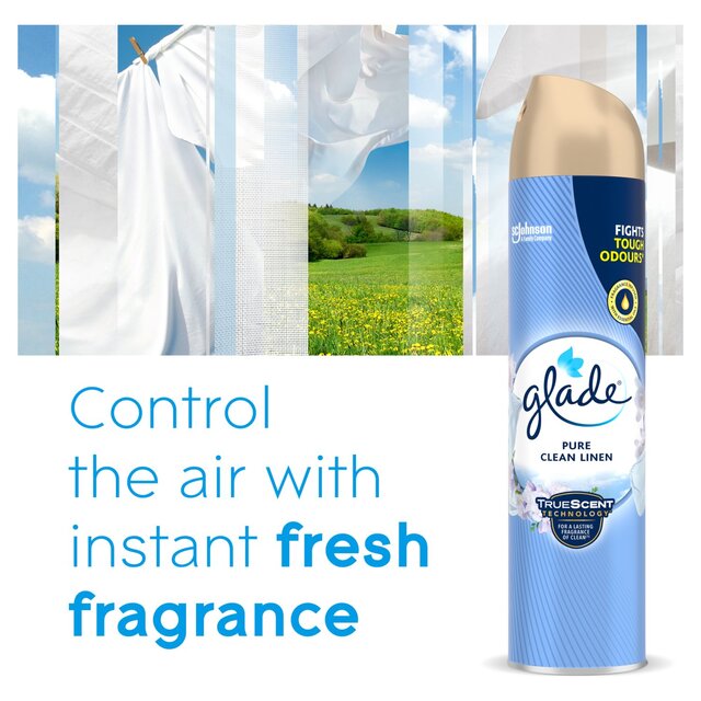 Glade Aerosol Clean Linen Air Freshener thumbnail 7