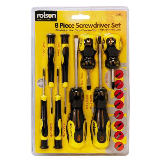 Rolson 8pc Screwdriver Set thumbnail 2