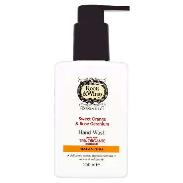 Roots & Wings Sweet Orange & Rose Geranium Hand Wash