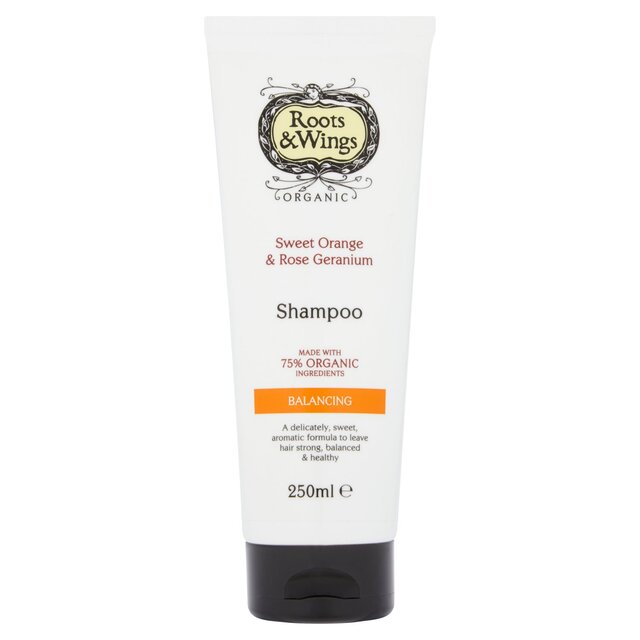 Roots & Wings Sweet Orange & Rose Geranium Shampoo