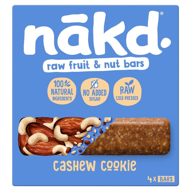 nakd. Cashew Cookie Fruit & Nut Bars Multipack thumbnail 2