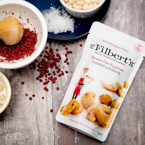 Mr Filbert's Peruvian Pink Peppercorn Cashews & Peanuts thumbnail 2