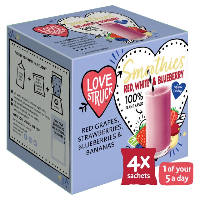Love Struck Grape, Blueberry, Banana & Strawberry Smoothie